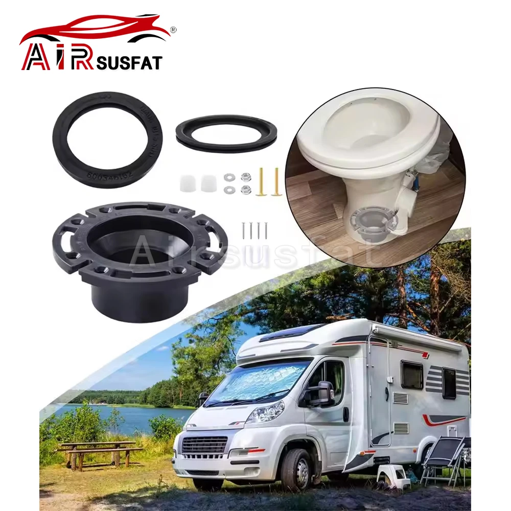 

19 шт. уплотнение для унитаза для автофургона и комплект напольных фланцев 3 дюйма для унитазов Dometic 300 310 320 385345892 385311658 385311652