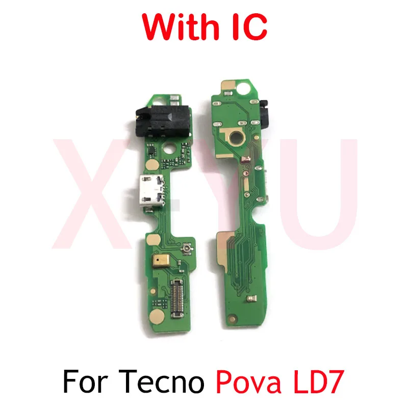 

For Tecno Pova 2 3 Neo LD7 LE6 LE7 LE6n LF7n LG6n USB Charging Board Dock Port Flex Cable Repair Parts