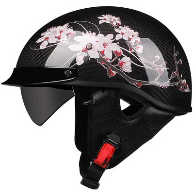 

Motocross Helmets Moto Bike Vintage New For Adults Motorbike Helm Chopper Biker Motorcycle Helmet Japanese Style DOT approved