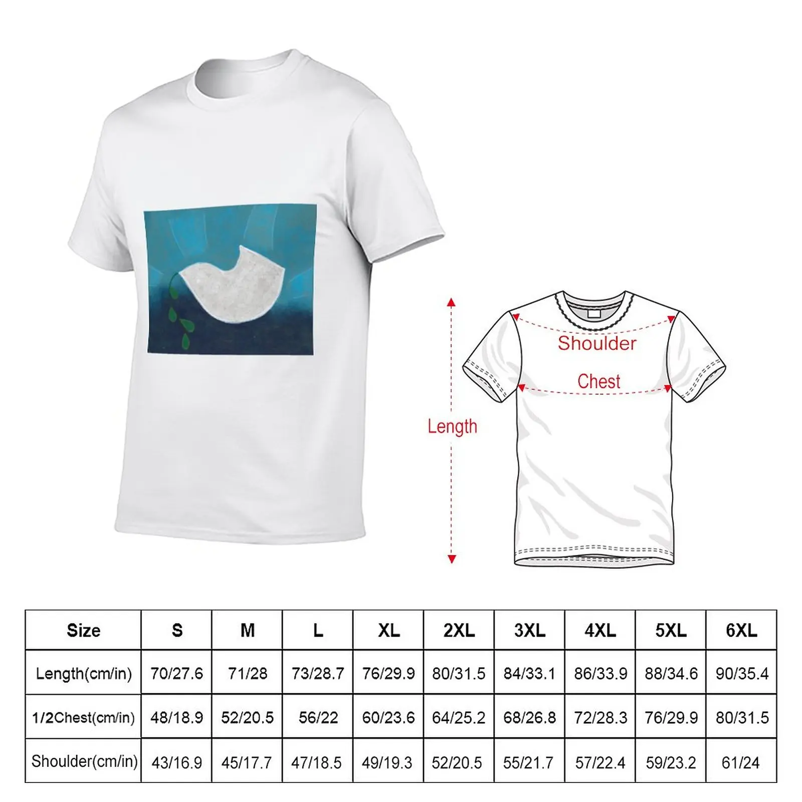 Christmas Dove T-Shirt vintage clothes boys white t shirts hippie clothes mens clothing