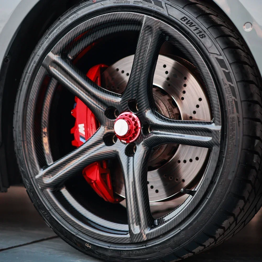 Hot sales High Quality Custom Dry Carbon Fiber Car Wheel Hubs For Tesla