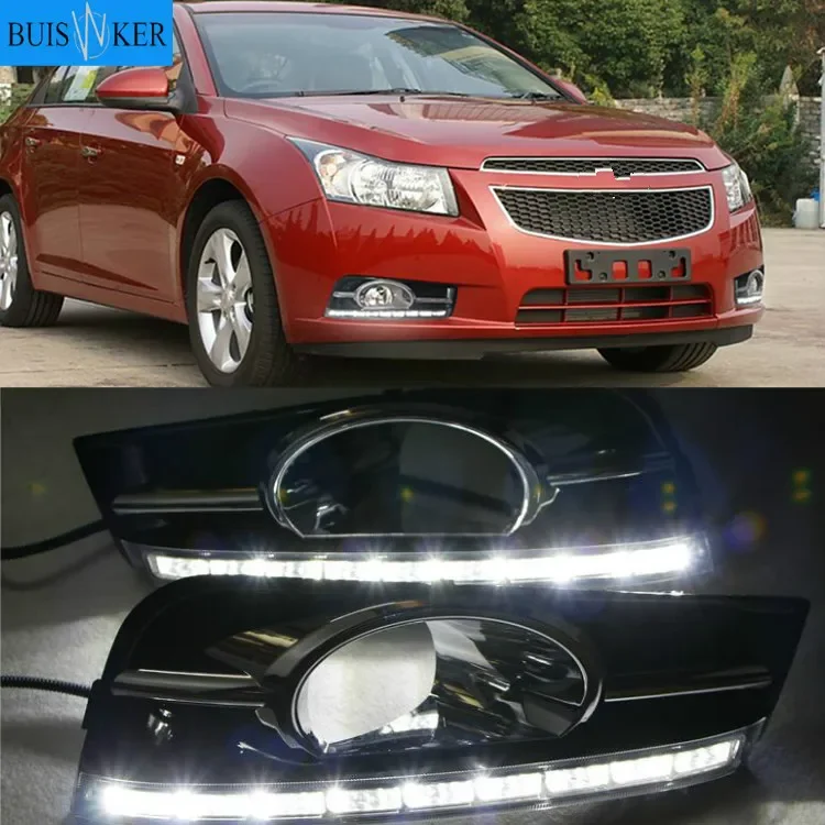 

Waterproof LED Daytime Running Light DRL For Chevrolet Cruze (2009-2012) DRL Fog Lamp with Turn Signal Dimmed Light