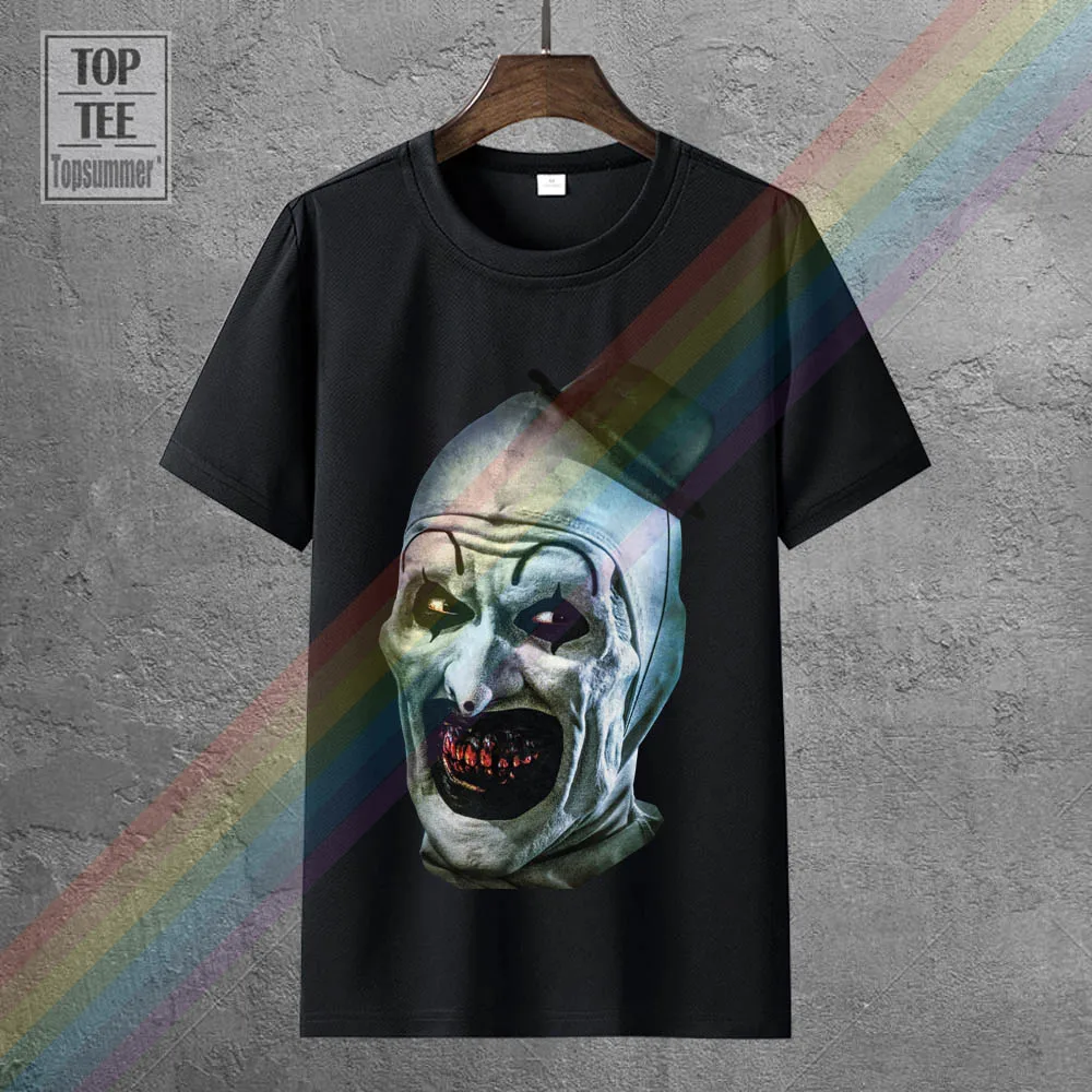 Terrifier Art The Clown Horror Cult Movie T-Shirt All Sizes New Homme Plus Size Tee Shirt