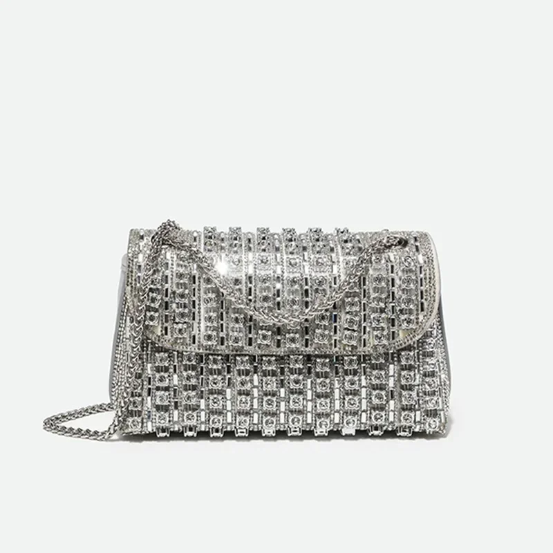 New Design Fashion Rhinestone Purse Luxury Designer Handbags Elegant and Versatile Purses for Women Evening Clutch Bag