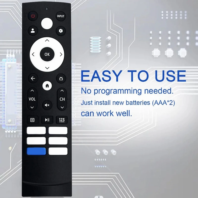 ERF3T90H Replace IR Remote Control For Hisense Android Smart TV No Voice Durable Easy Install