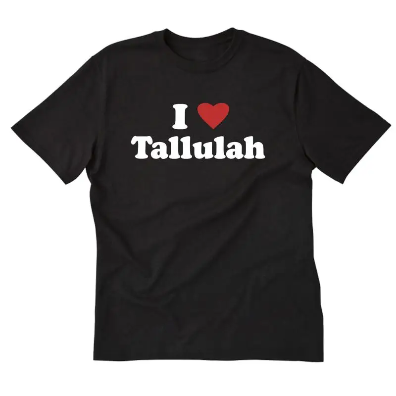 

Футболка I Love Tallulah с принтом «Сердце»