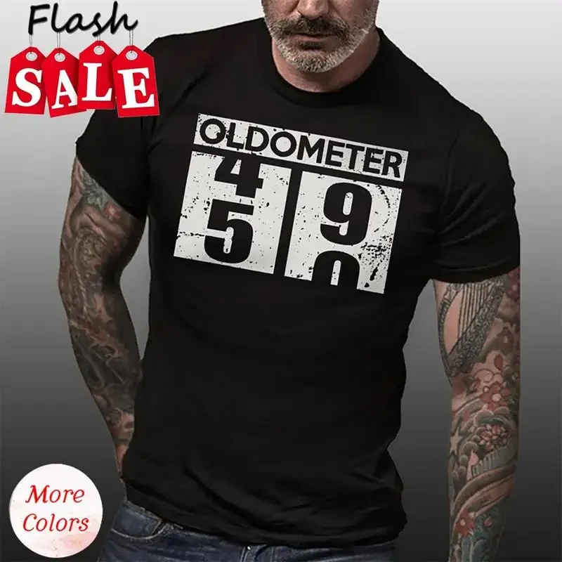 50th Birthday for Men s T Shirt Oldometer 50