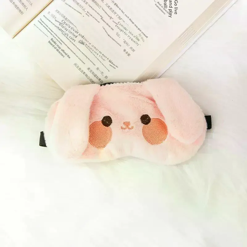 Skin-Friendly Non-Irritating Animal Eye Mask Panda Duck Rabbit Print 1Pcs for Home Nap Travel Use