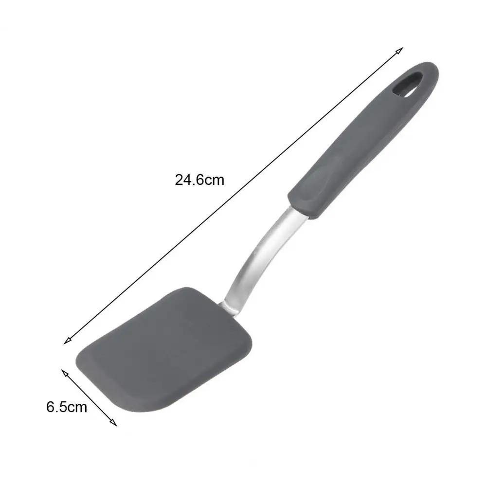 Silicone Spatula Easy Grip Spatula Mini Silicone Cookie Spatula Turner Heat-resistant Brownie Non-scratch Small Baking Utensils