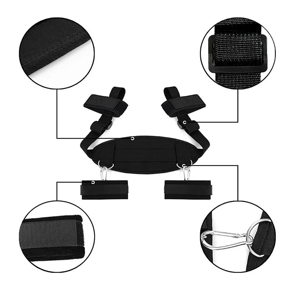 ألعاب الكبار المثيرة ألعاب الجنس للأزواج مفتوحة الساق BDSM عبودية القيود النايلون العفة الكاحل أصفاد عدة الجنس متجر