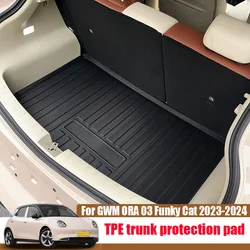 for GWM ORA 03 Funky Cat 2023 2024 TPE trunk protection pad car interior trunk pad car interior protective parts