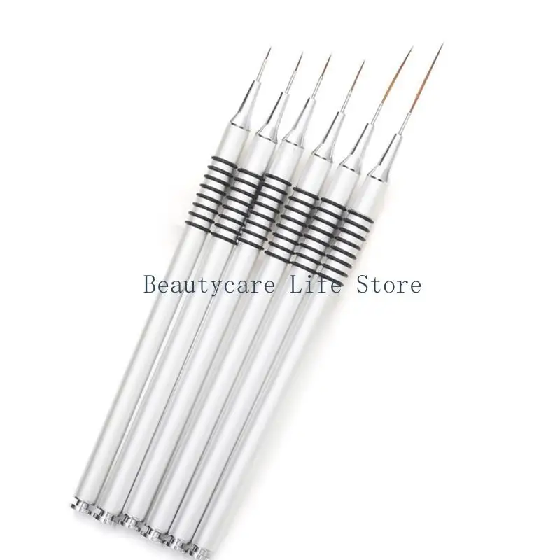 

652C Кисть для подводки ногтей с французской полосой Beauty Stripes-ручка для рисования своими руками УФ-гелевые кисти