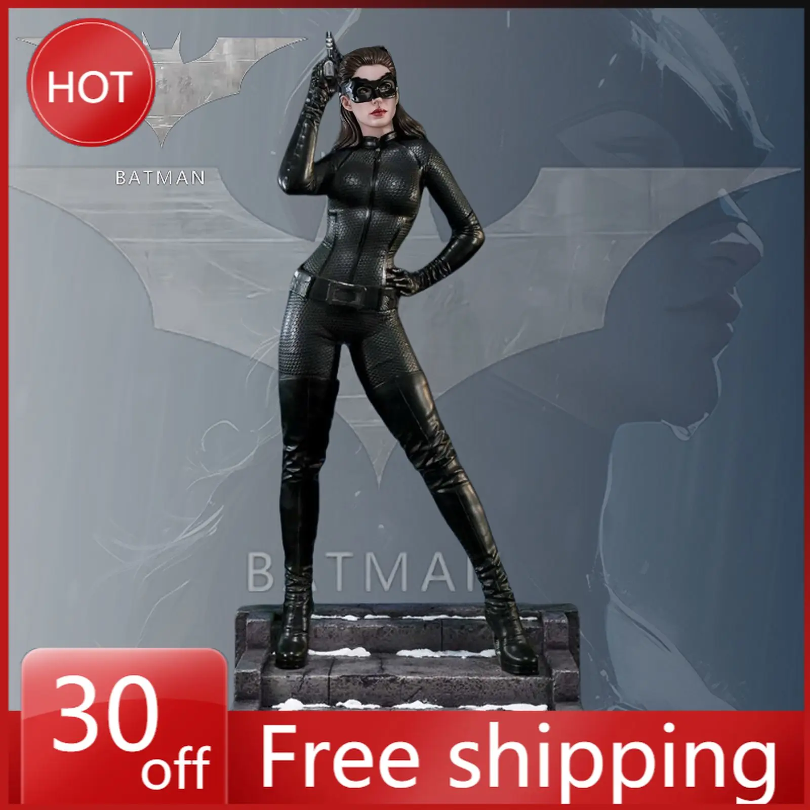 

1/3 New Batman Movie Figure Catwoman Perimeter Resin Model Scene Statue Desktop Decoration Ornaments Kids New Year Gifts Toys