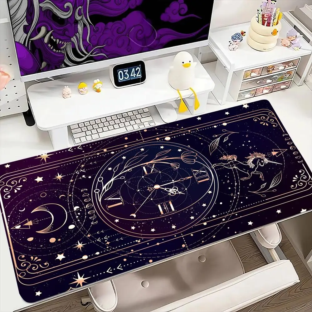 

Коврик для мыши Cool Constellations, большой игровой коврик для мыши 900x400 мм, резиновый коврик для клавиатуры, геймера, против морщин, противоскользящий нижний настольный коврик