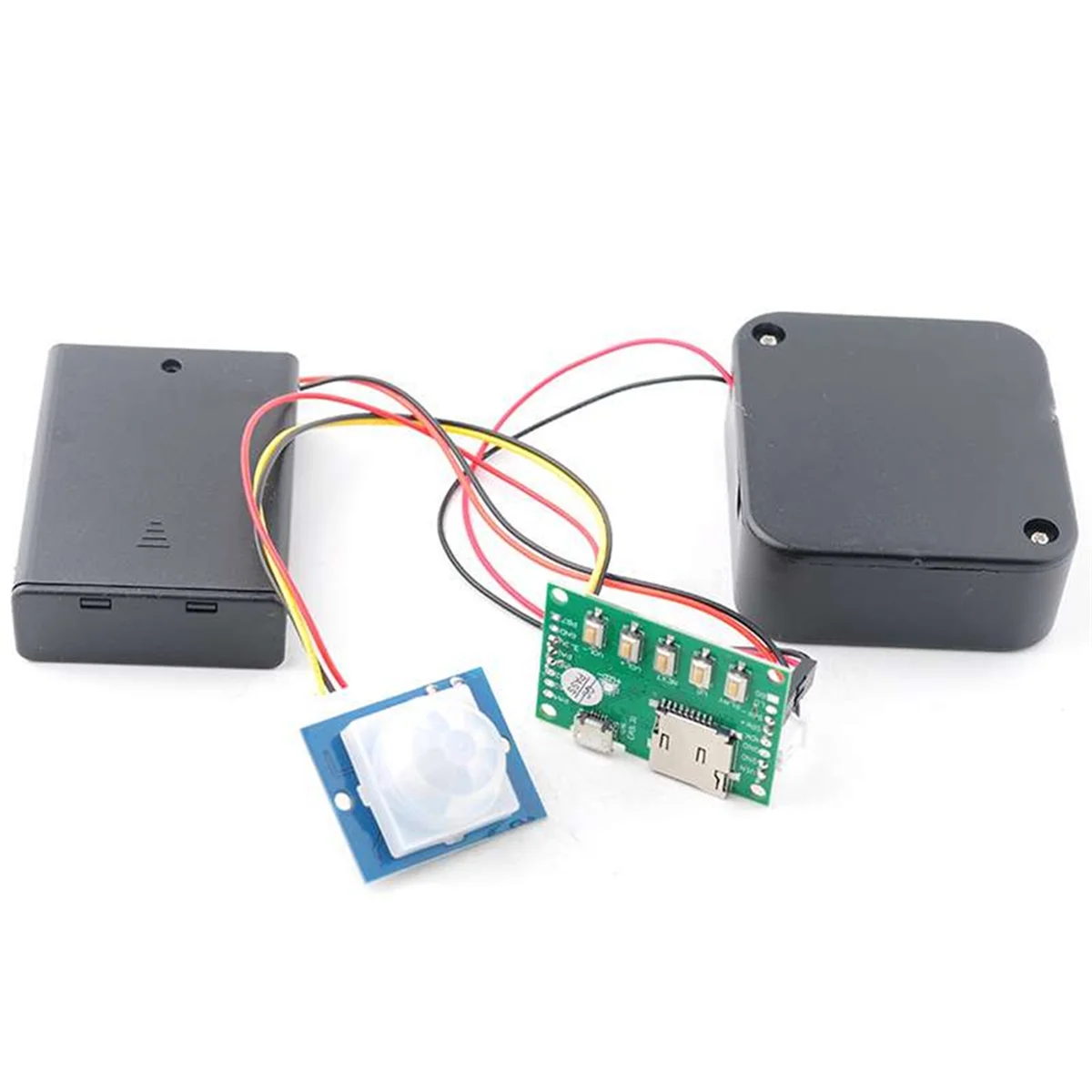 DIY MP3 Music Voice Playback Kit with PIR Sensor Sound Recording Module USB Download Support TF Card