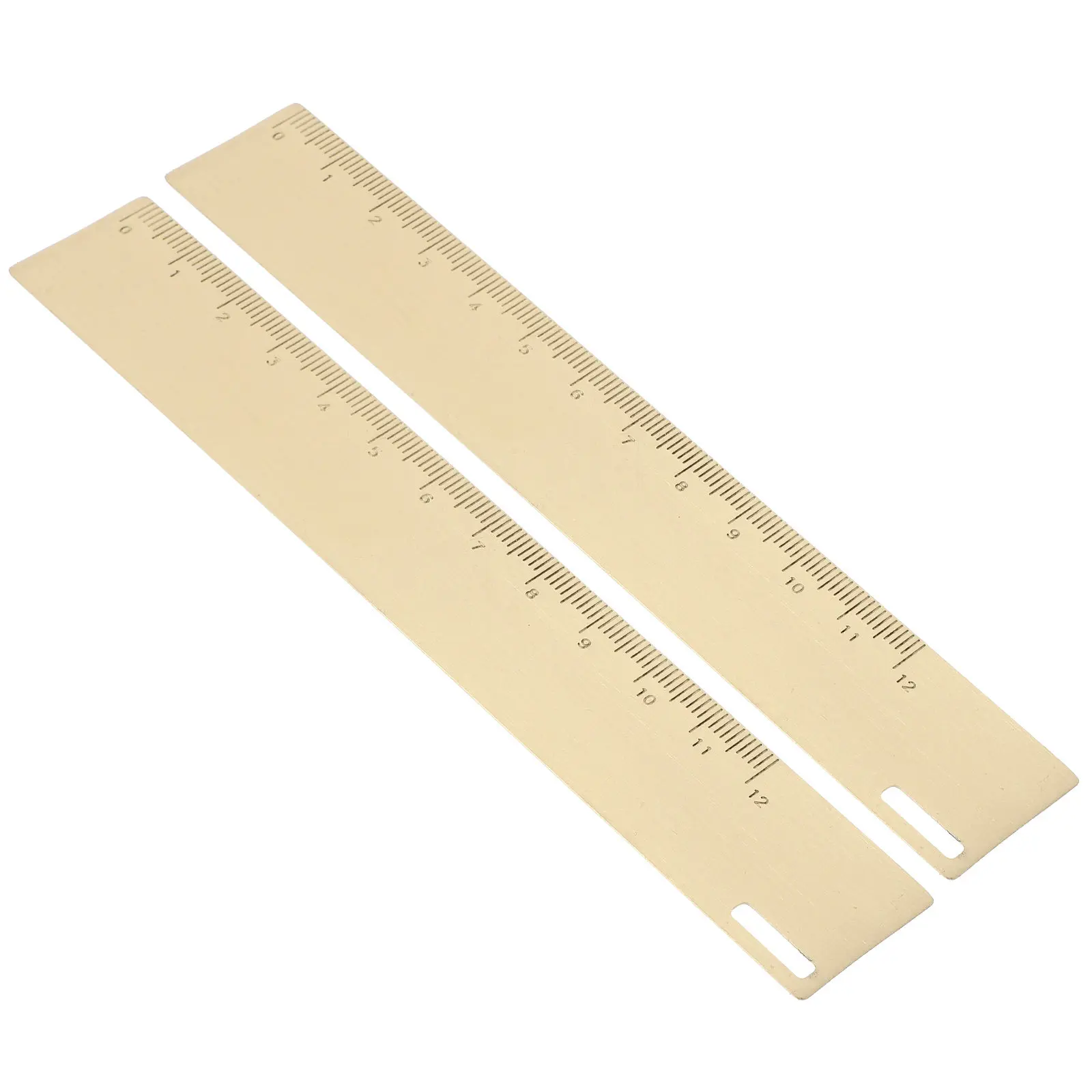 

Набор из 2 декоративных металлических линеек-закладок: изысканные, легкие, с прямым краем, для математики, рисования, канцелярских принадлежностей