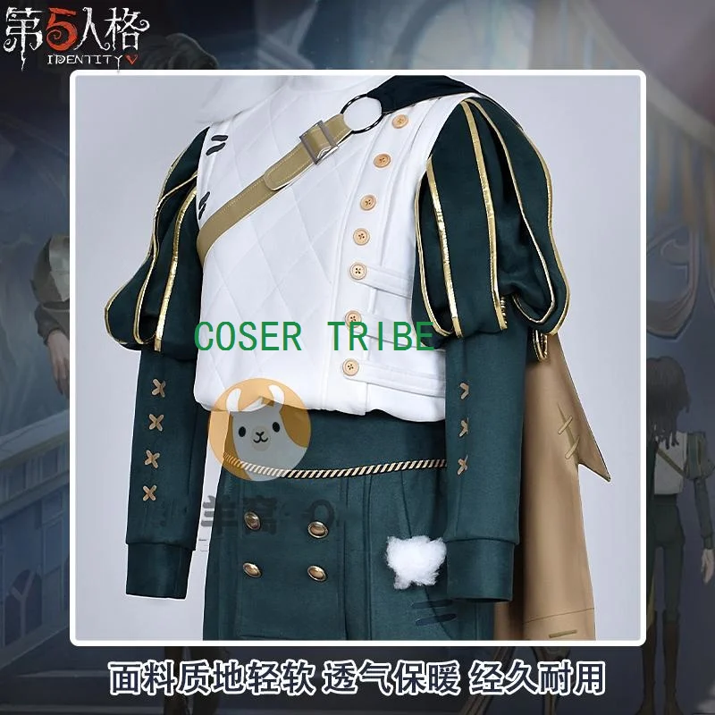 COSER TRIBE Identity V Survivors Knight Men Cosplay Costume Cos Game Anime Party Uniform Hallowen Play Role Clothes Clothing