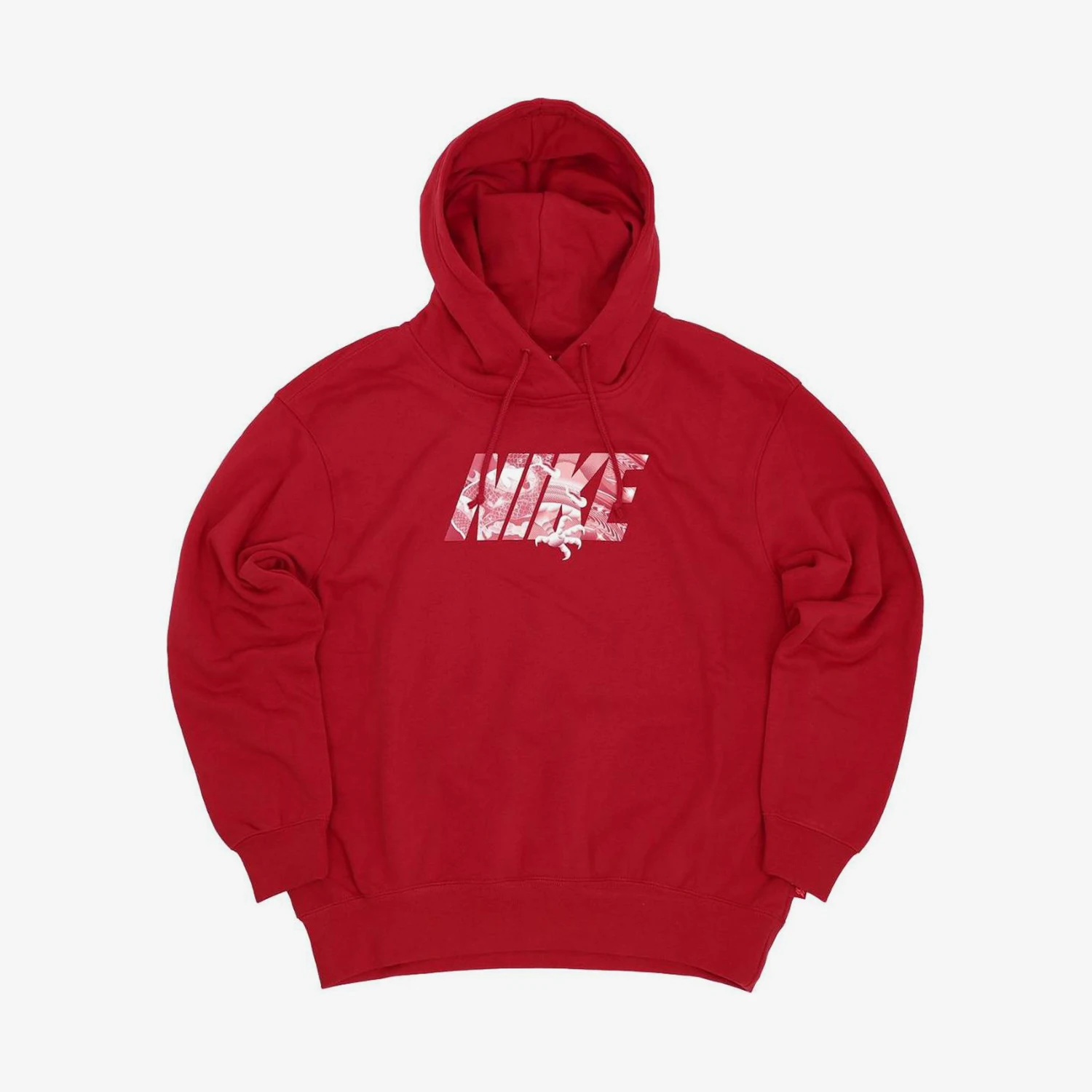 

Оригинальная женская свободная спортивная повседневная толстовка с капюшоном и буквенным принтом Nike HF1128-657