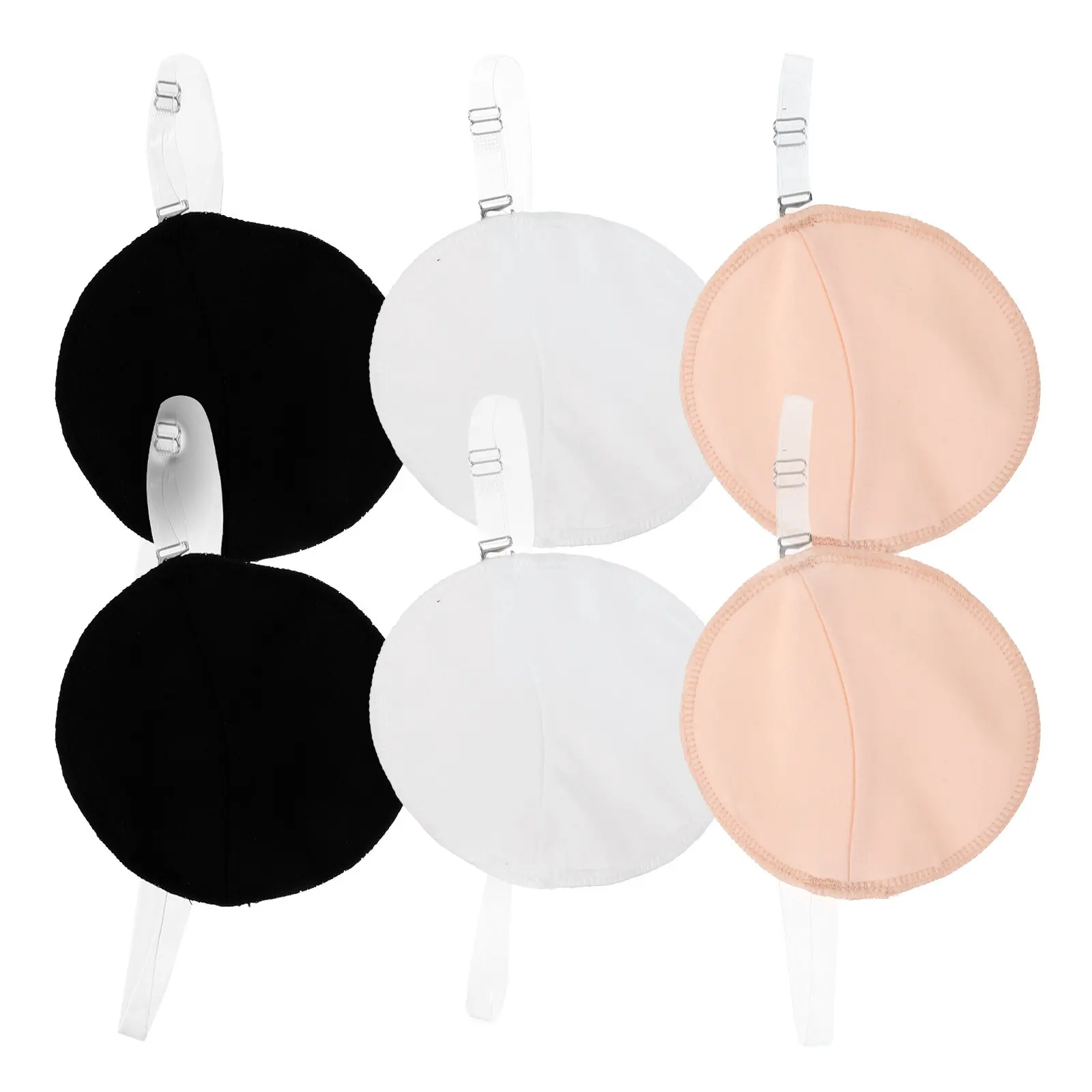 

3Pairs Armpit Sweat Pads Women Soft Skin Friendly Sweat Absorbing Underarm Pads for Work Gym Everyday Wear No Stain Protection