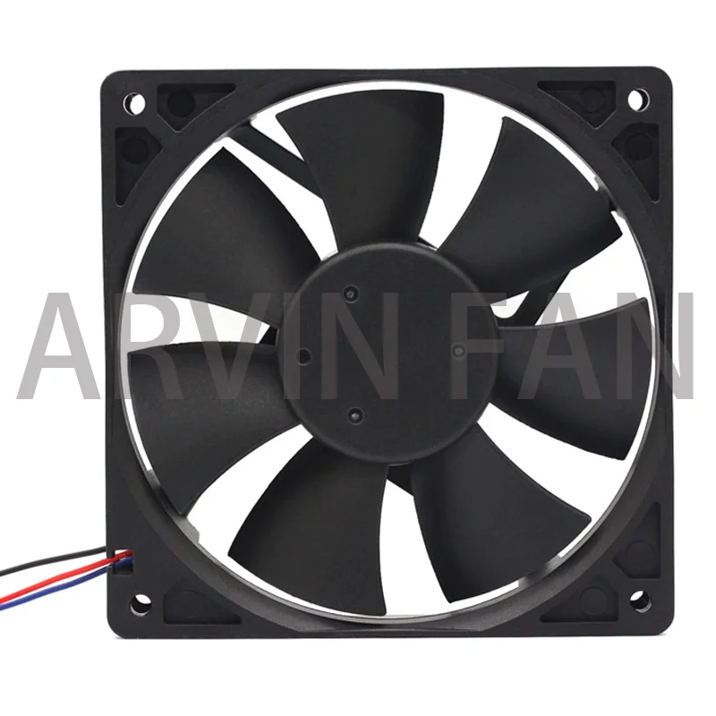 New 12025 AFB1212L 120MM 12CM 0.21A 3-Wire Power Supply Cases Double Ball Cooling Fan 12V