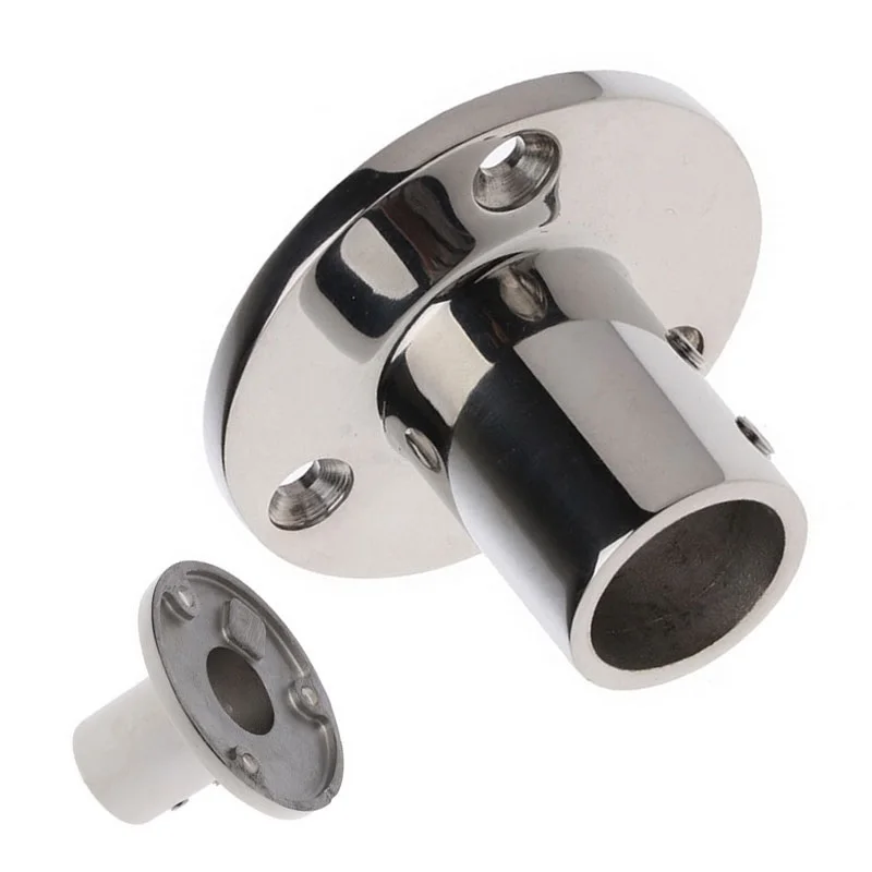 Części łodzi i akcesoria podstawa ręczna poręcz 0.98 "(25mm) rura okrągła łódź morska ze stali nierdzewnej 90 stopni