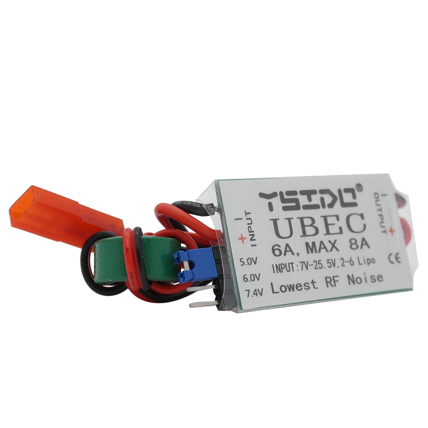 4A 6A 8A UBEC 5V/6V/7.4V Voltage Stabilizer Switch Mode BEC Lowest RF Noise for Hobbywing RC Car Fix-Wing RC Airplane Boat Model