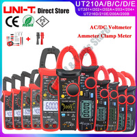 UNI-T UT210E UT202A UT204 Plus Clamp Meter AC/DC Digital Voltmeter Ammeter Pliers Multimeter Professional Electrical Multitester