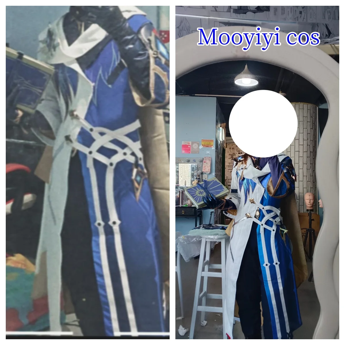 

Металлическая опора Honkai Star Rail Sunday Косплей Костюм Хэллоуин Рождество Ролевая вечеринка Выставка комиксов Размер S-XL В наличии