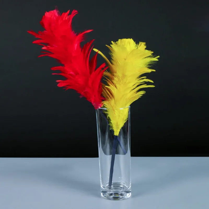 

Набор летучей мыши с перьями и цветочной палочкой, меняющих цвет — легкие детские фокусы для сценического выступления крупным планом, реквизит для начинающих