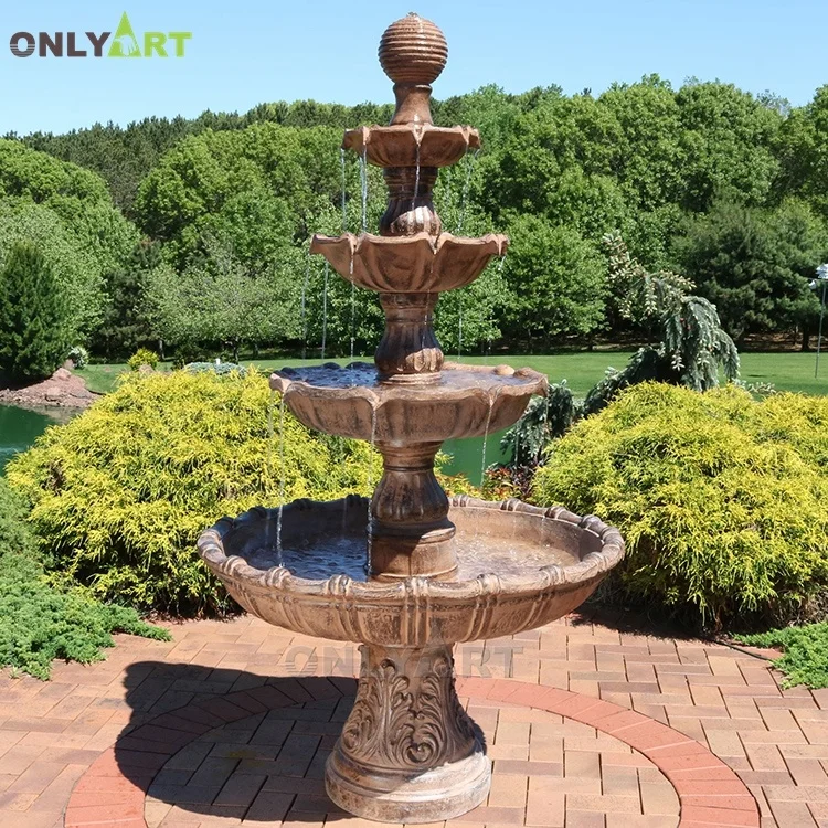 

Classical water fountain water fall waterfall with small balls