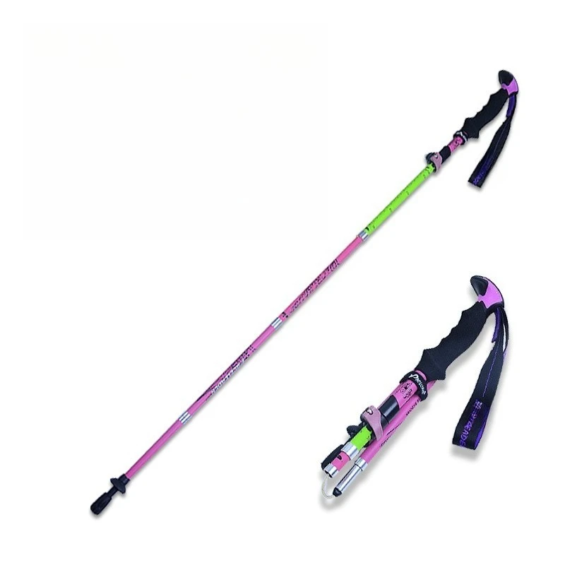 

Carbon folding pole mountaineering equipment