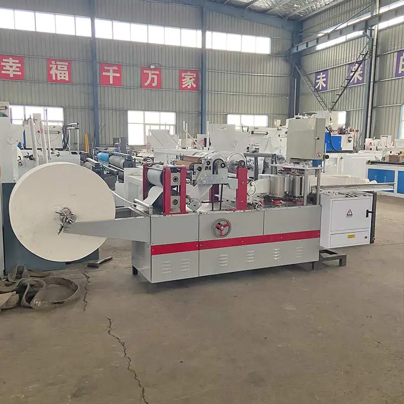 Automatic High Speed Napkin Paper Making Machine, Tissue Folding Embossing Production Line Factory Price customized