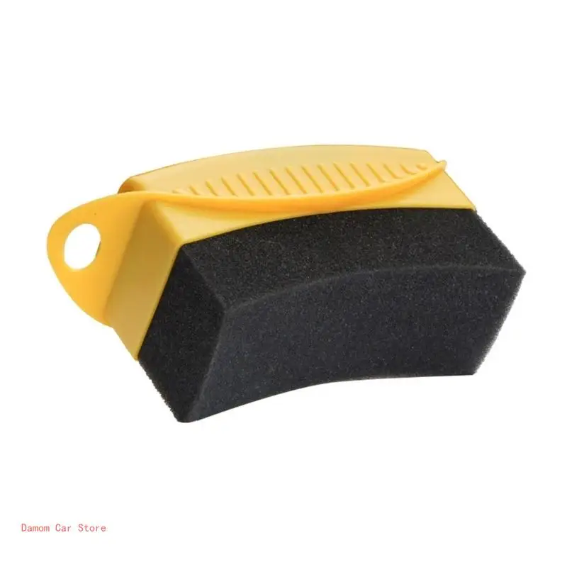 Tyre Polishing Waxing Sponge Detailing Applicator Sponge Applicator Pads Curved