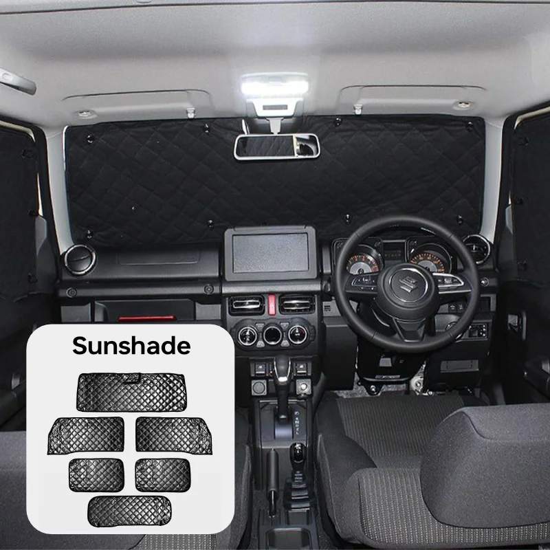 

For Jimny Sunshade Shade curtain For Suzuki Jimny JB64 Sierra JB74W 2019 2023 Interior Accessories frames