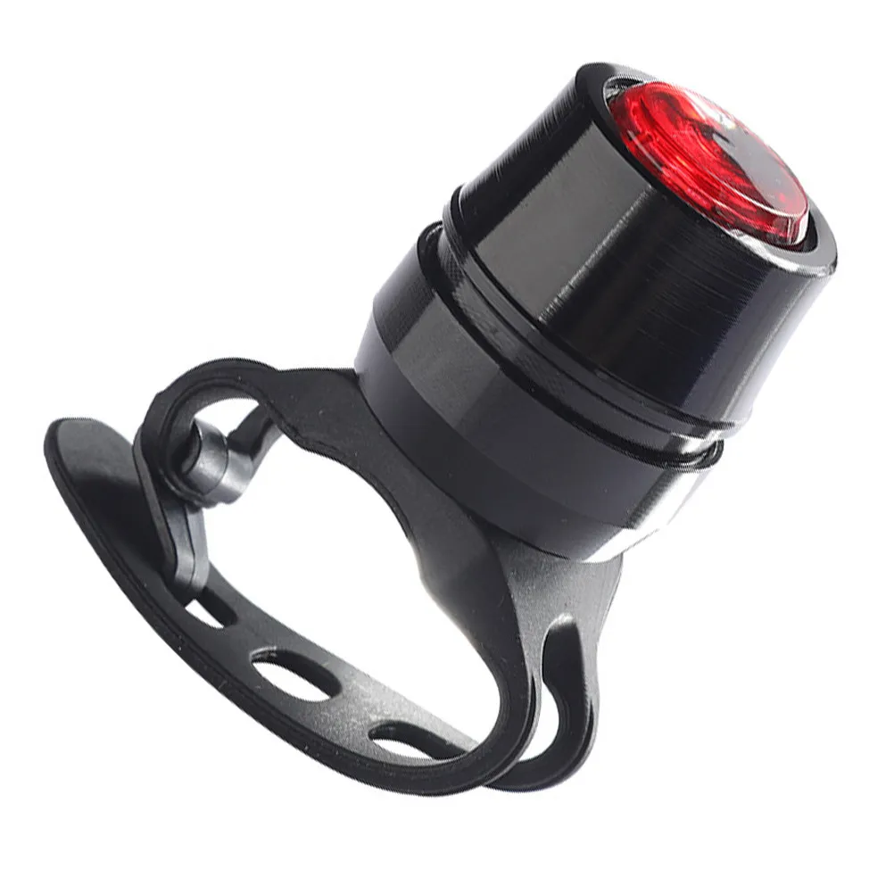 

USB Rechargeable Bike Tail Light Aluminum Alloy CNC Waterproof Night Riding Flash Modes Easy Installation Suitable Scenes