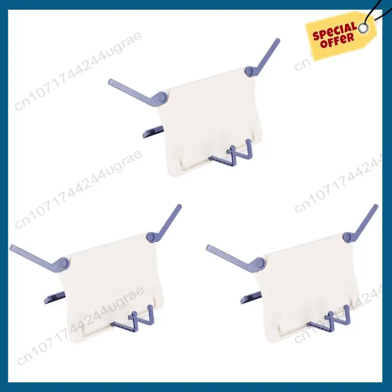 

-A15I 3X Folding Tabletop Music Stand ABS Sheet Music Holder Applicable For Guitar Piano Violin Universal Musical Instrument