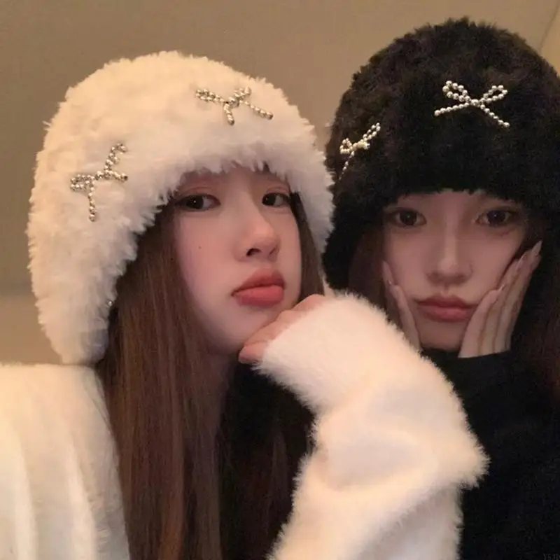 y5jd البالغ التزلج قبعة قبعة قبعة دافئة قبعة الأذن داف #2