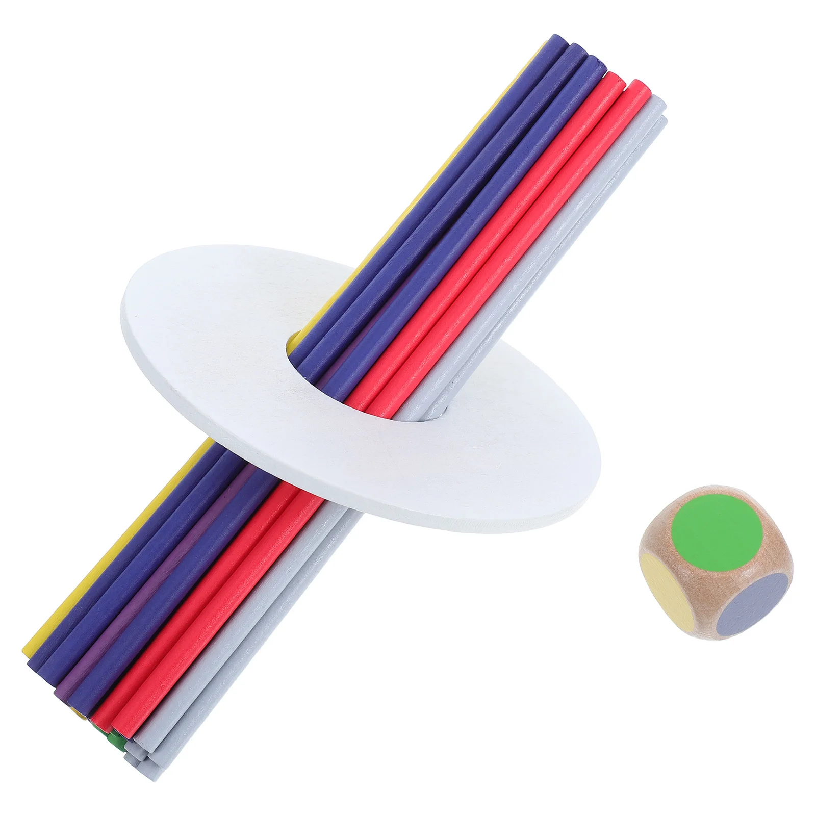 1 set 1 set gioco di bastoncini di equilibrio in legno Montessori colorato per bambini gioco di apprendimento per feste in famiglia gioco di impilare la coordinazione occhio-mano