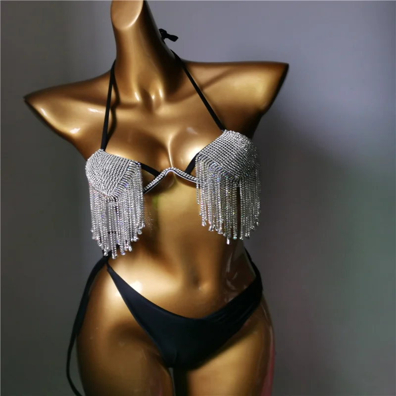 2022 venus wakacje rhinestone diamentowe frędzle bikini set popularne diamentowe stroje kąpielowe hot beachwear sexy strój kąpielowy dla kobiet