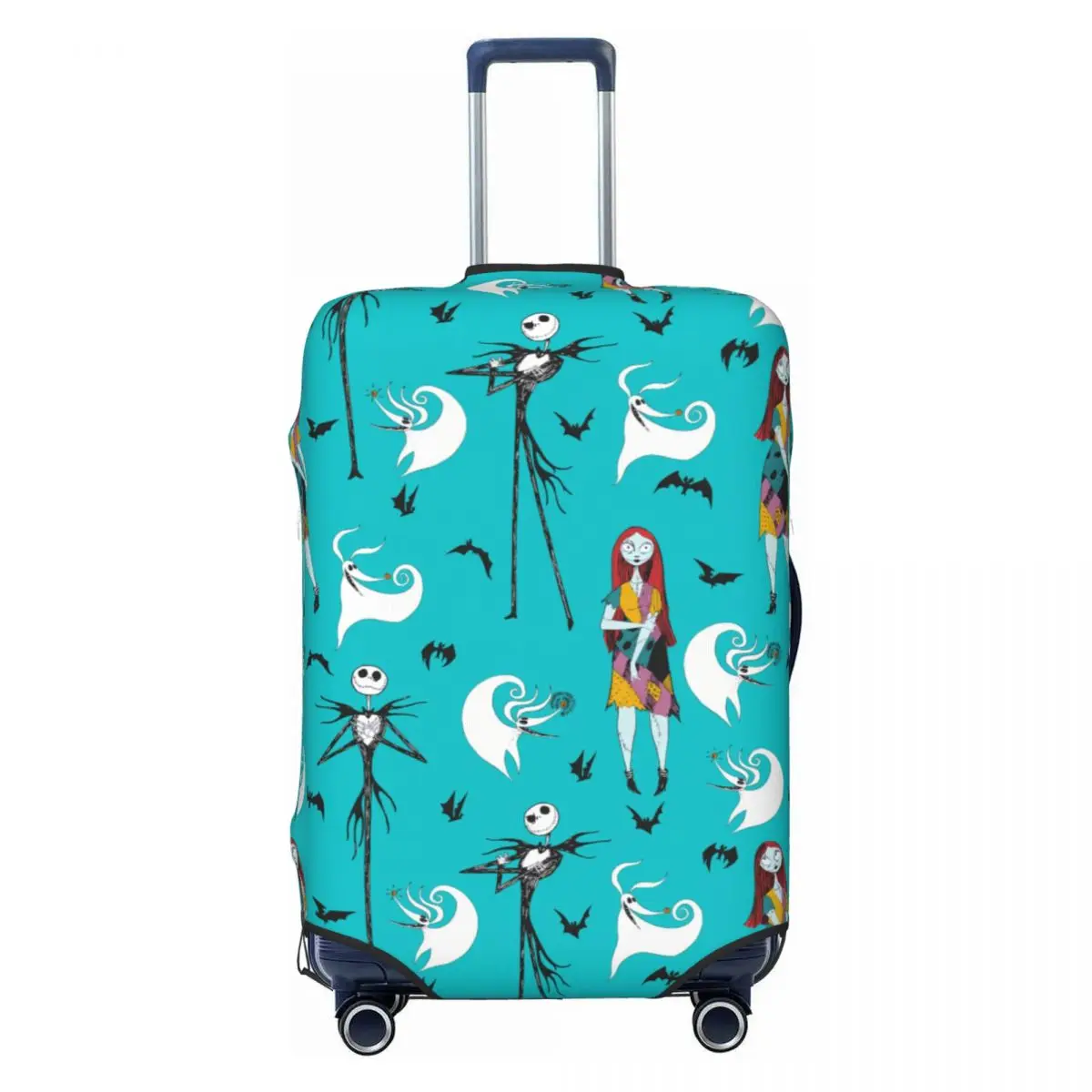 

Nightmare Before Christmas Jack Skellington Zero Luggage Cover Elastic Travel Suitcase Protective Covers Suit For 18-32 inch