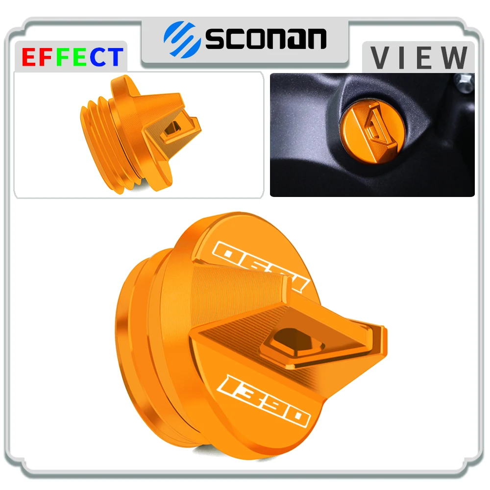 For 1390SuperDuke R 1390 Super Duke R EVO 2024 Motorcycle Accessories Engine Oil Cap Plug Filler Nut Cap Cover Aluminum M24*3