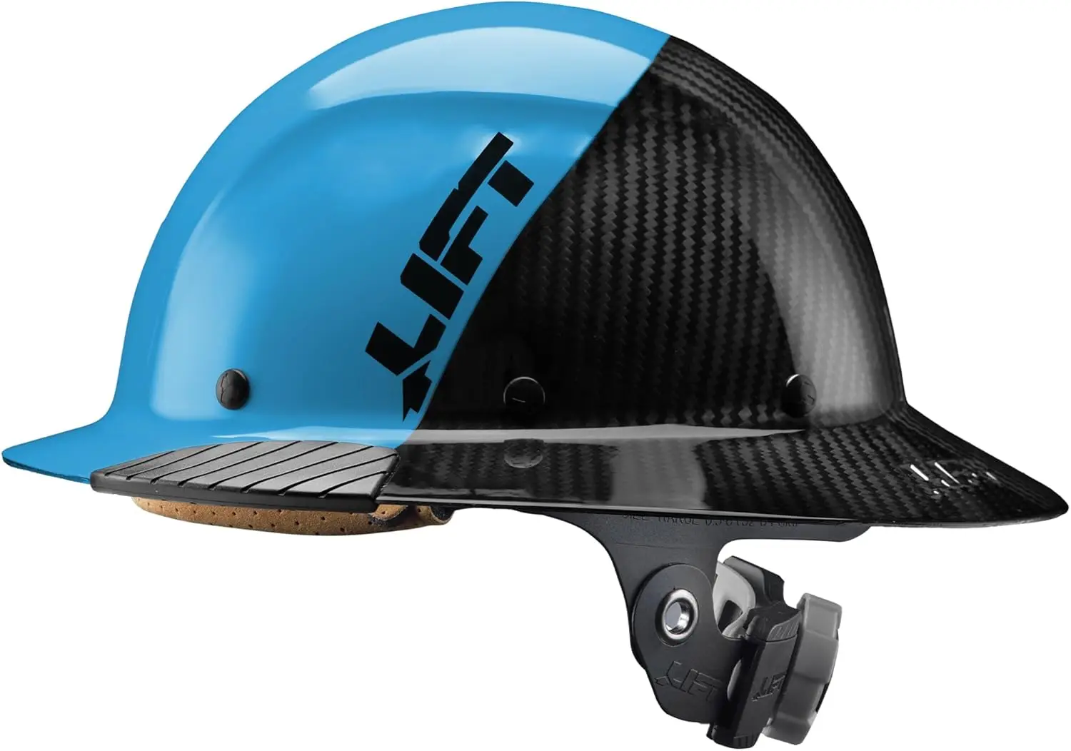 

Каска из углеродного волокна с полным козырьком и 6-точечной подвеской, двухцветный корпус премиум-класса для повышенной безопасности