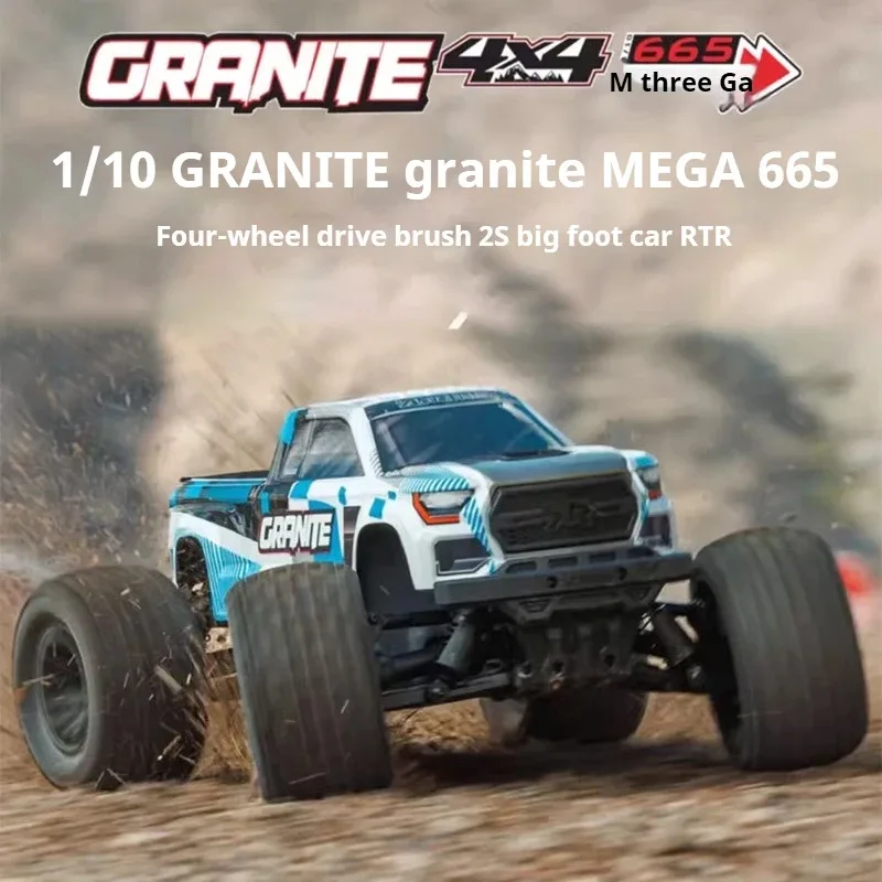 

ARRMA 1/10 RC Rock Crawler Car GRANITE Granite MEGA 665 Remote Control 4WD Off-road Vehicle Brushed 2S Electric Trucks Model