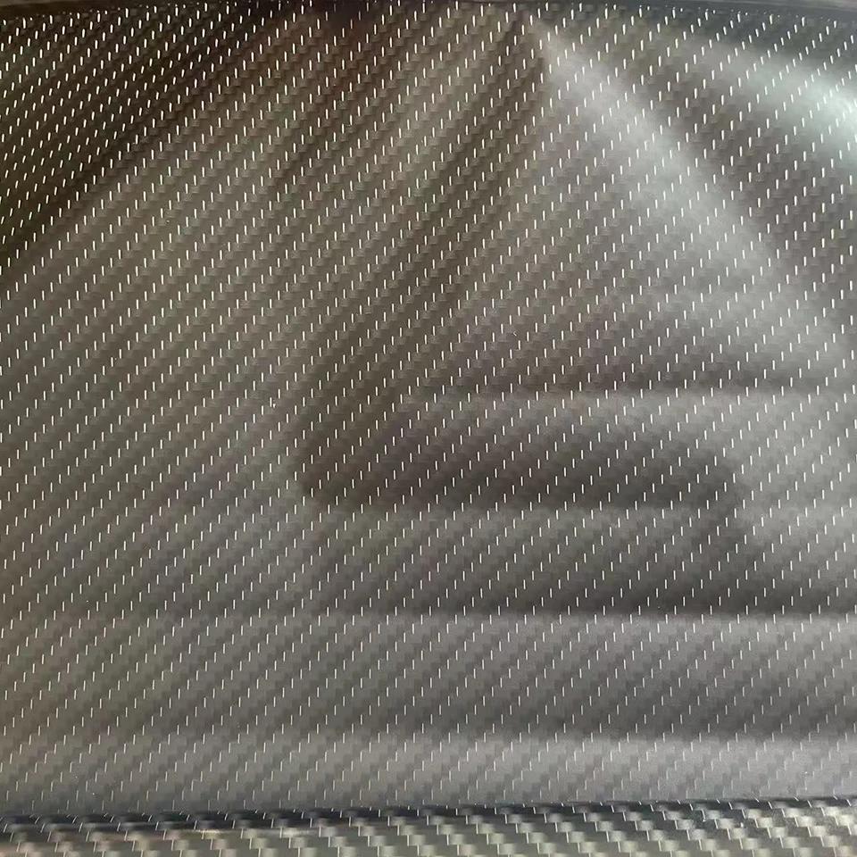 

Black Carbon Fiber Texture Hydro Dip Film 0.5Mx2M - Water Soluble Transfer Vinyl for Car Interior, DIY Carbon Wrap Material 136