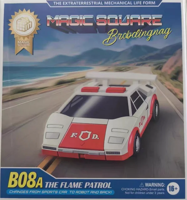 Transformation Magic Square MS TOYS MS-B08A MSB08A The Flame Patrol Actionfigur