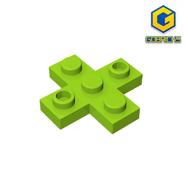 Gobricks GDS-710 Plate 3x3 Cross compatible with lego 15397 children's toys Assembles Building Blocks Technical