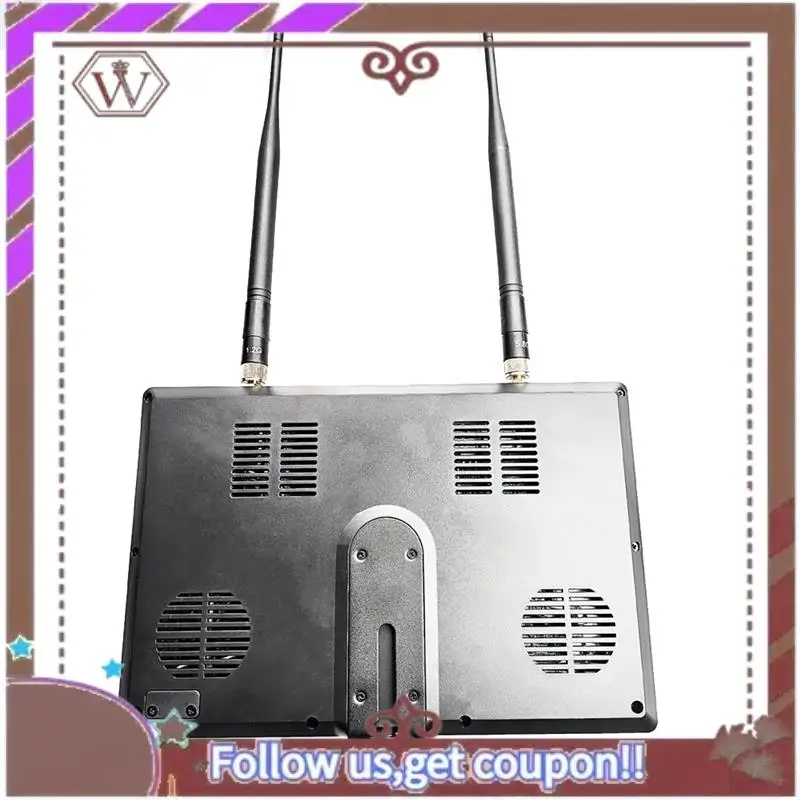 ABBG-9 Inch 5.8G FPV Monitor LCD Screen 800X480 20Hz--20Khz Stereo Dual Receiver For RC FPV Drone Quadcopter Easy To Use EU Plug