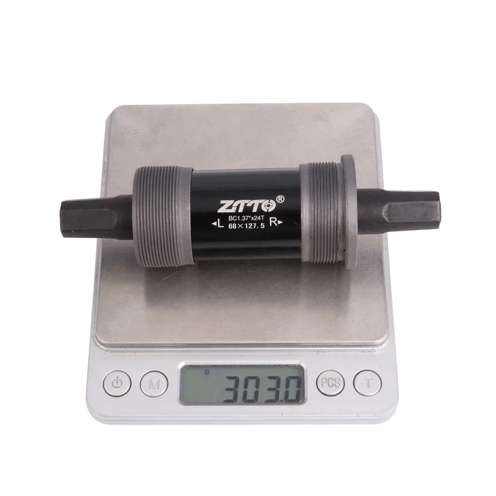 ZTTO Square Taper Bike Bottom Bracket, 68mm, Sealed Bearings, Steel, Waterproof Screws, Compatible with MTB/Road/Folding Bikes view 4