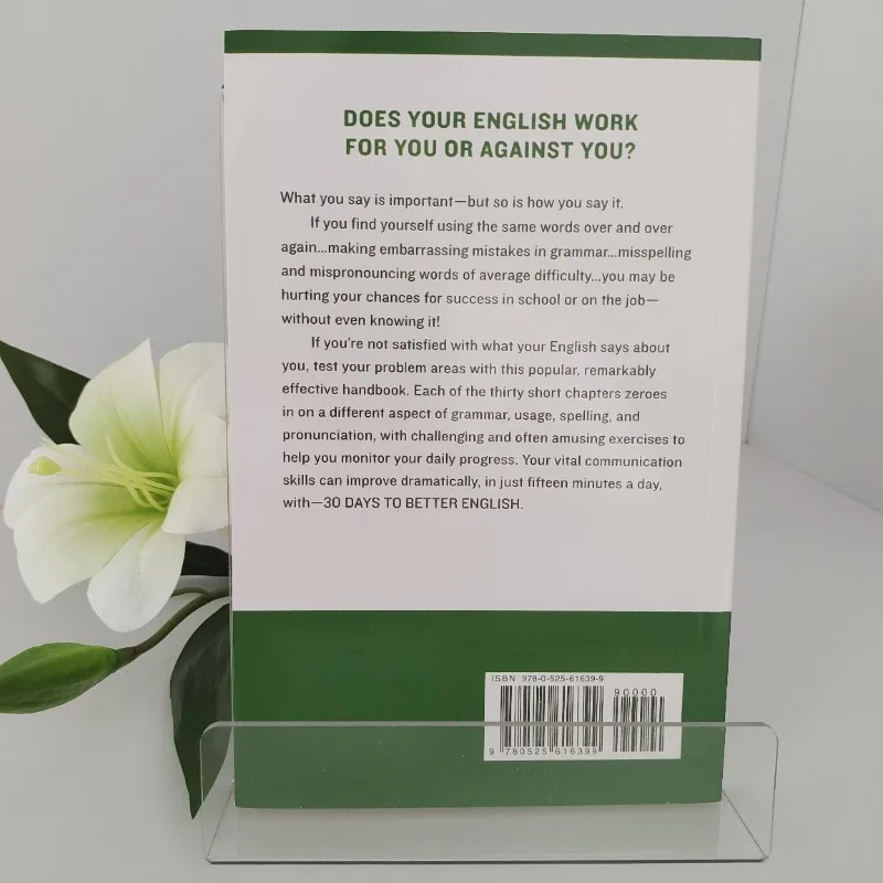 30 Days To Better English English Paperback English Learning Vocabulary Grammar Speaking Writing Self Study Practice Guide Book