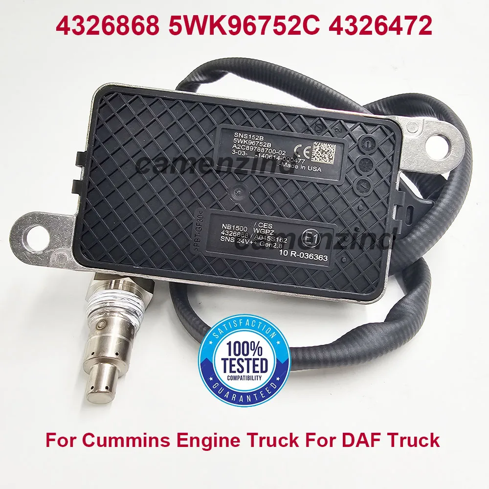 

4326868 5WK96752C 4326472 High Quality Probe Nitrogen Oxygen NOX Sensor For C-ummins Engine Truck Spare Parts D-AF Truck